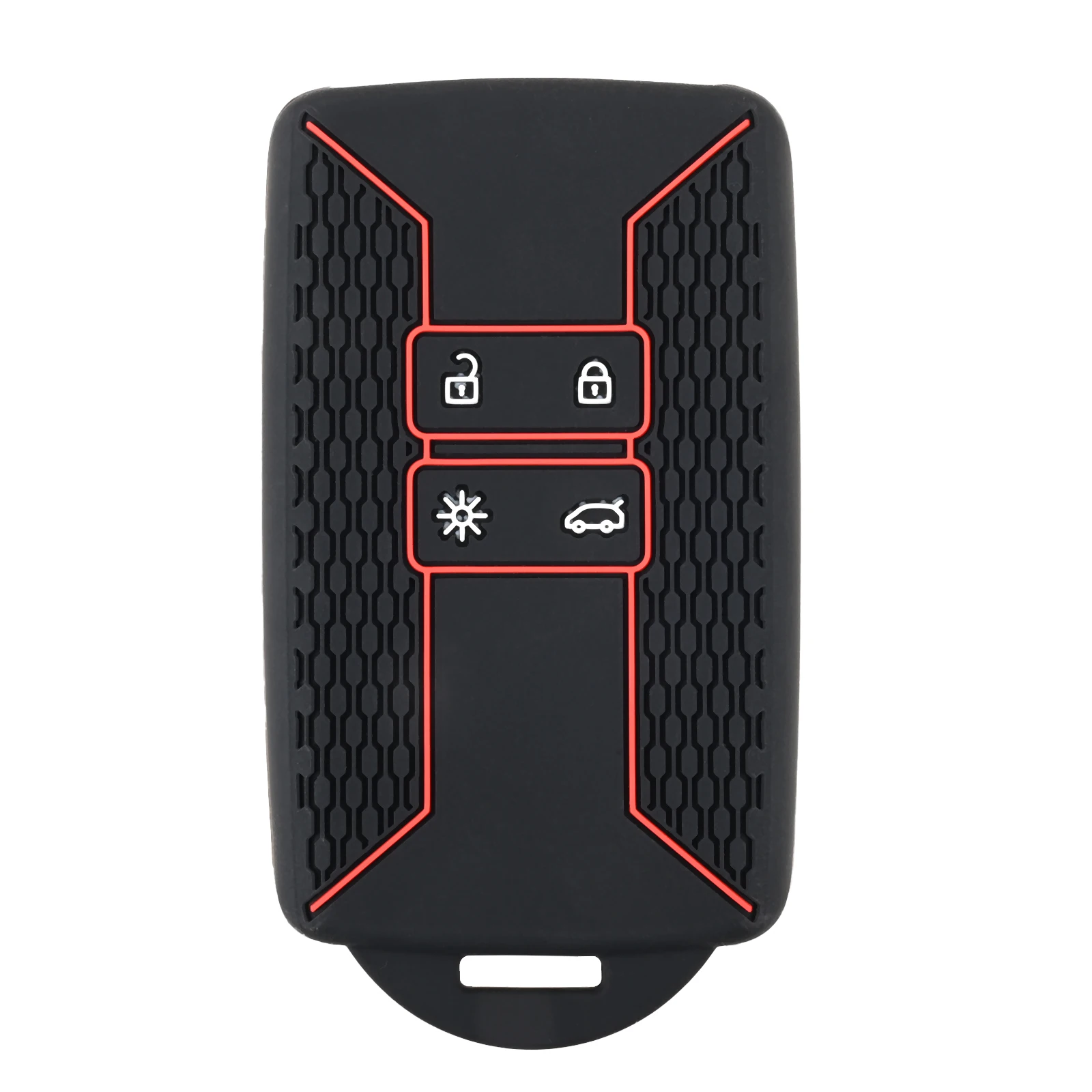 

1pc 4 Buttons Car Key Case Silicone Remote Key Protective Cover for Renault Megane Koleos Scratch Resistant Shell Car Accessory