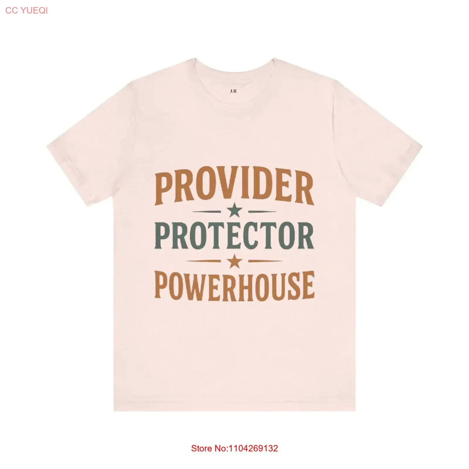 Provider Protector Powerhouse T Shirt Motivational s for Dads Father's Day Inspirational Apparel Everyday Wear vintage Washed