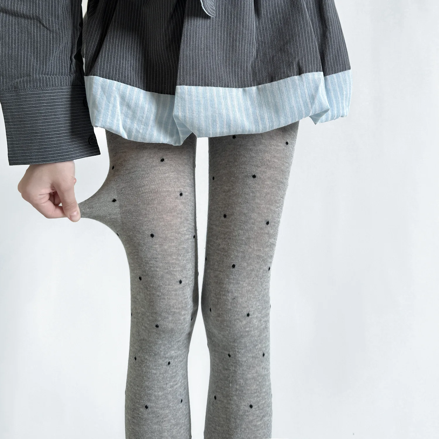 

ay e, шелковые чулки в горошек, женские осенне-зимние теплые колготки Crion, верхняя одежда для колледжа, утягивающая основа...