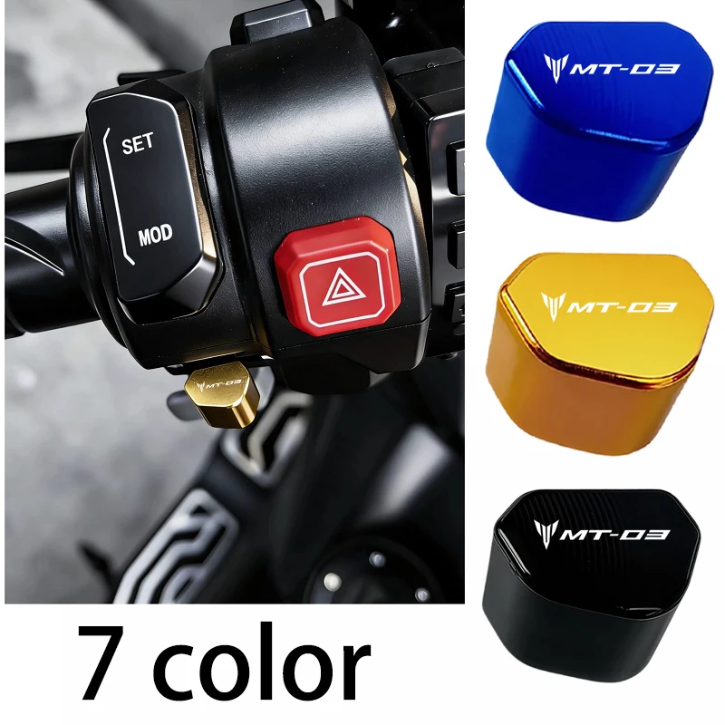 

Mototcycle CNC Switch Button Turn Signal Switch Key cap 2026 For YAMAHA MT-03 MT03 MT 03 Aluminum