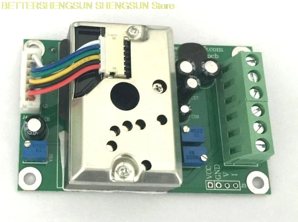 

GP2Y1014AU dust transmitter (0-10v, 4-20mA output)