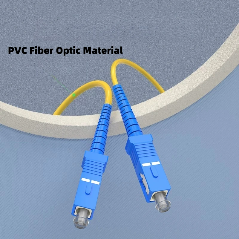 10pcs Single Mode Fiber Optical Cable SC To FC  LC Tail Fiber Extension Single Pin Dual Pin ST Jumper Fiber Line Network Grade