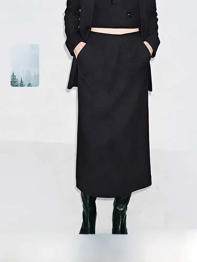 

Casual Sle Linen Rayon A-Line Skirt Mid-Length Women's Split Skirt Spring New Arrival Faion Ele Commute Suitable