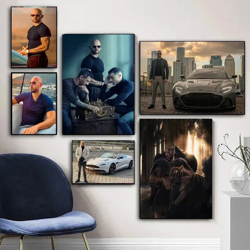 ملصق الطابع الكلاسيكي يضم بول تيت الثالث ، اللوحة الزخرفية السابقة ، شخصية الإنترنت البريطانية