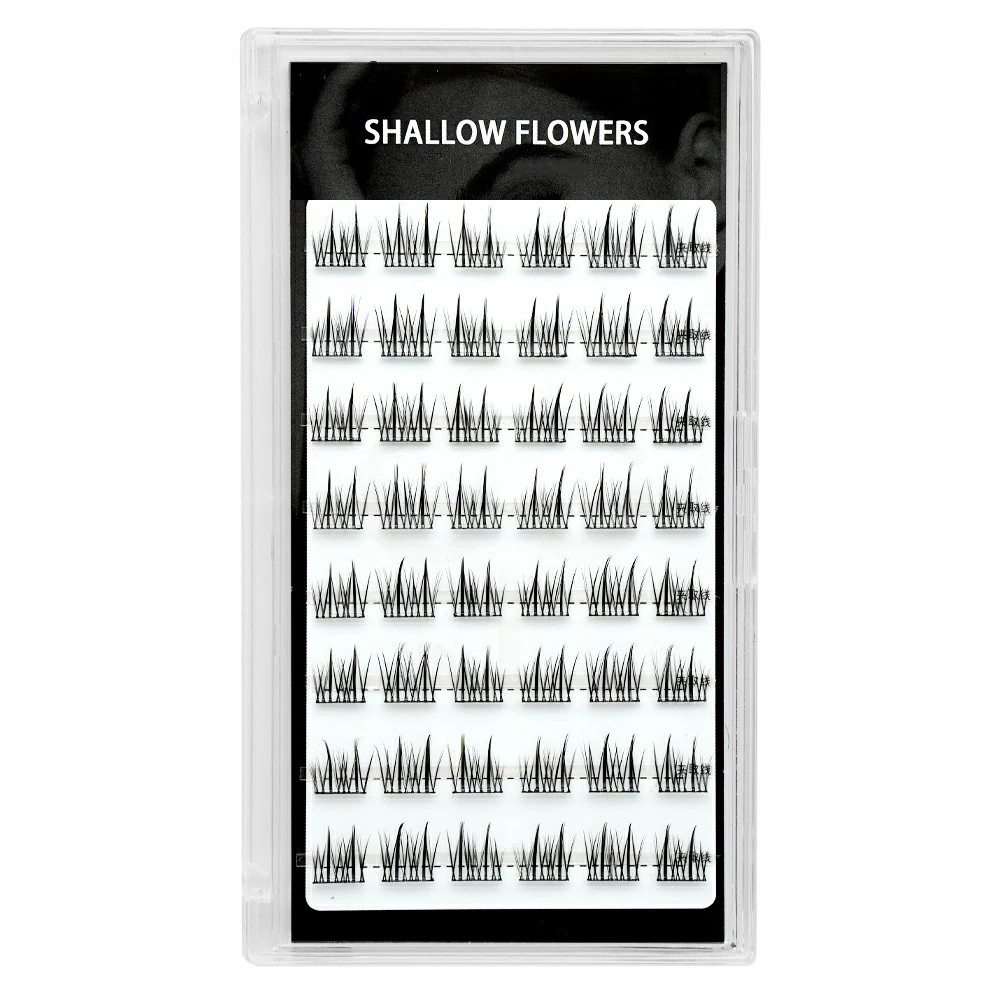 8 rows Lazy glue-free sunflower trilogy false eyelashes cat natural cat ears self-adhesive dog eyelashes