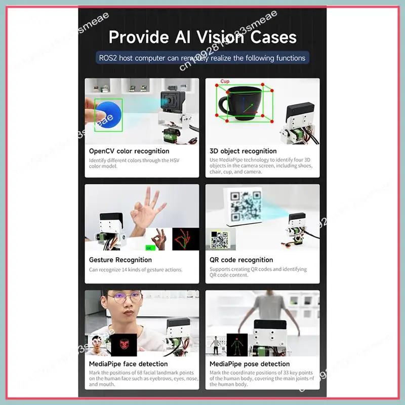 N94R AI Visual Recognition ROS-Wifi Camera Module With ESP32-S3 Chip Support Wireless Video Transmission For ROS2 Robot Car