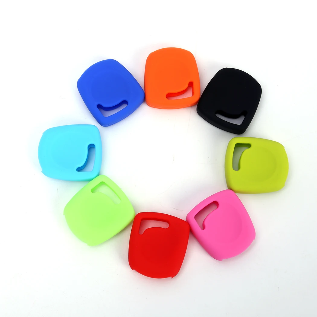New Silicone Key Case Replacement Transponder Car Shell Cover For Ford Mondeo Ka Escort Fiesta Focus Transit Connect Fusion Part