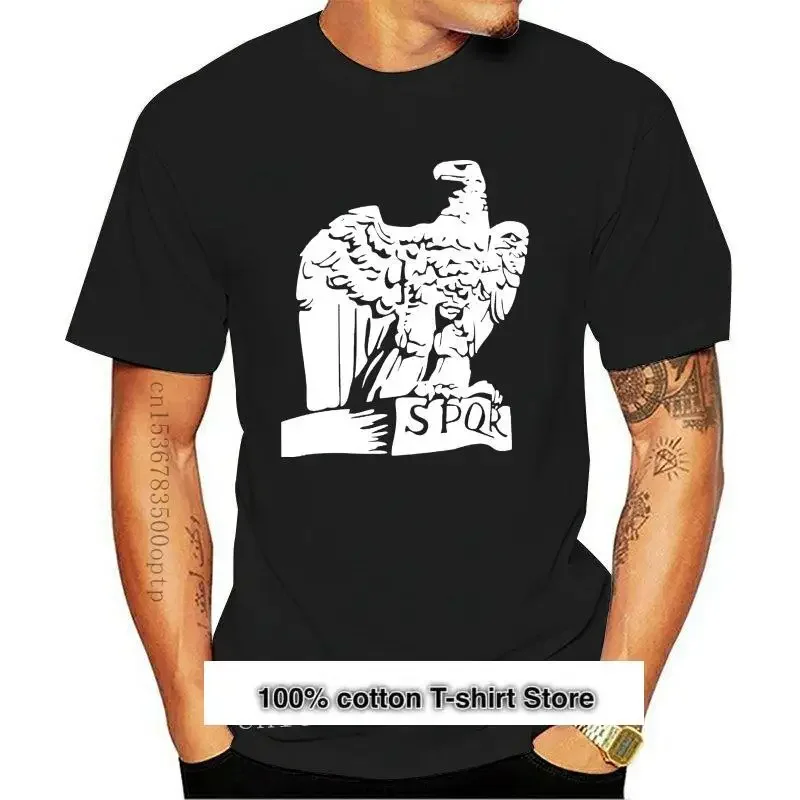 Spqr Eagle Camiseta للرجال ، الربيع ، القطن ، المانجا ،