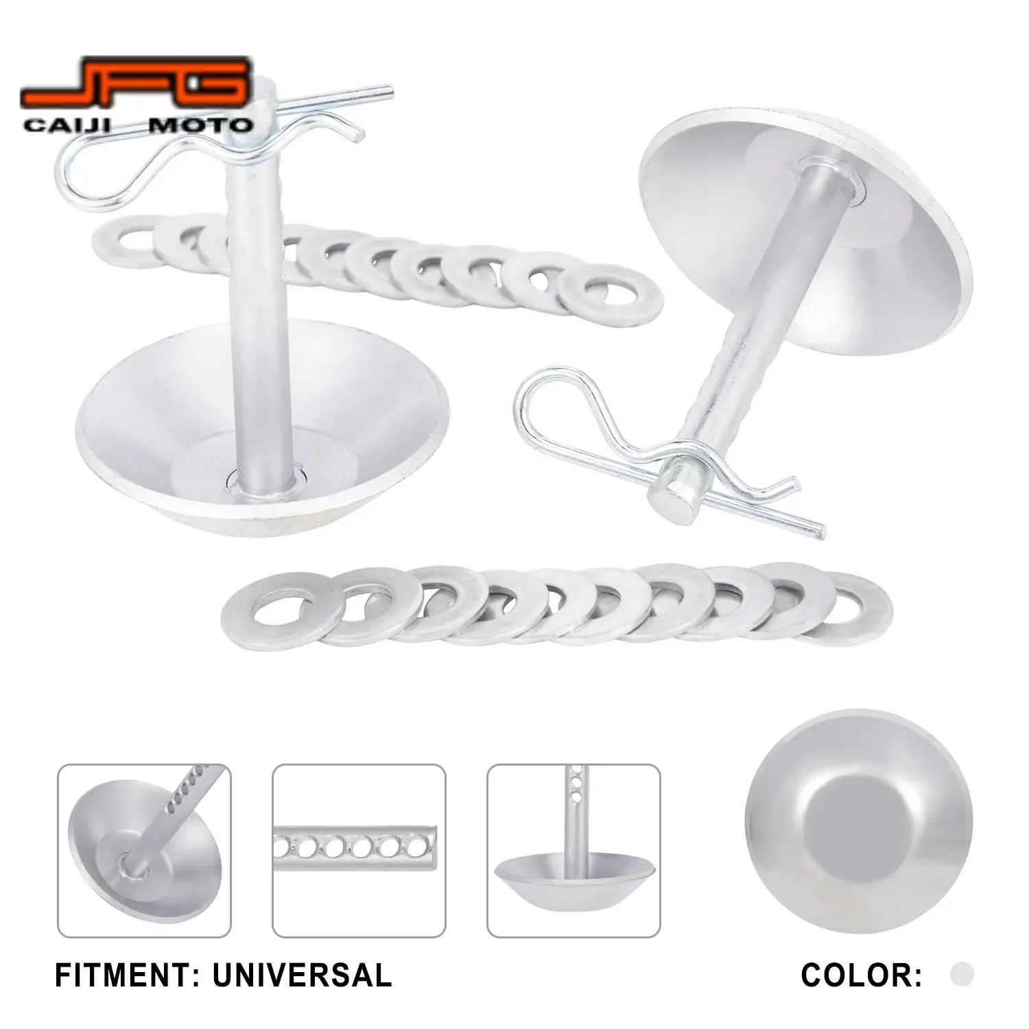 

Universal Snow Plow Non-Slip Base Electric Dirt Bike Iron Accessories For Suzuki Surron Honda With Quick-Release Cotter Pins