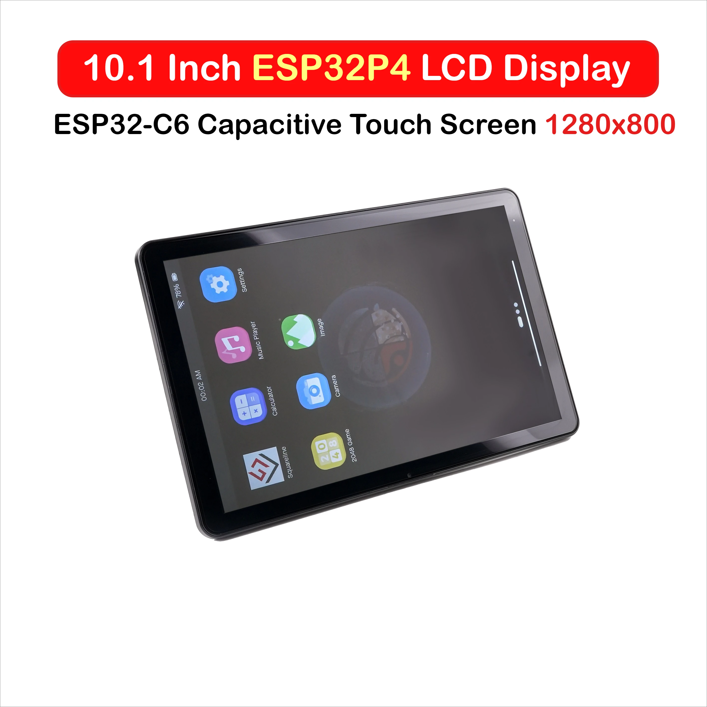 10.1 Inch ESP32P4 LCD Display Development Board 1280X800 Capacitive Touch Screen Monitor Supports Xiaozhi ESP32 C6 for Arduino