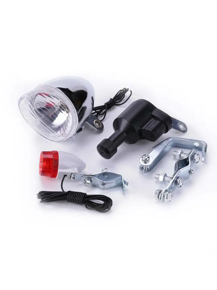 AliExpress NONE Bike Cycling Dynamo Lights Set Safety No Batteries Needed Headlight Rear
