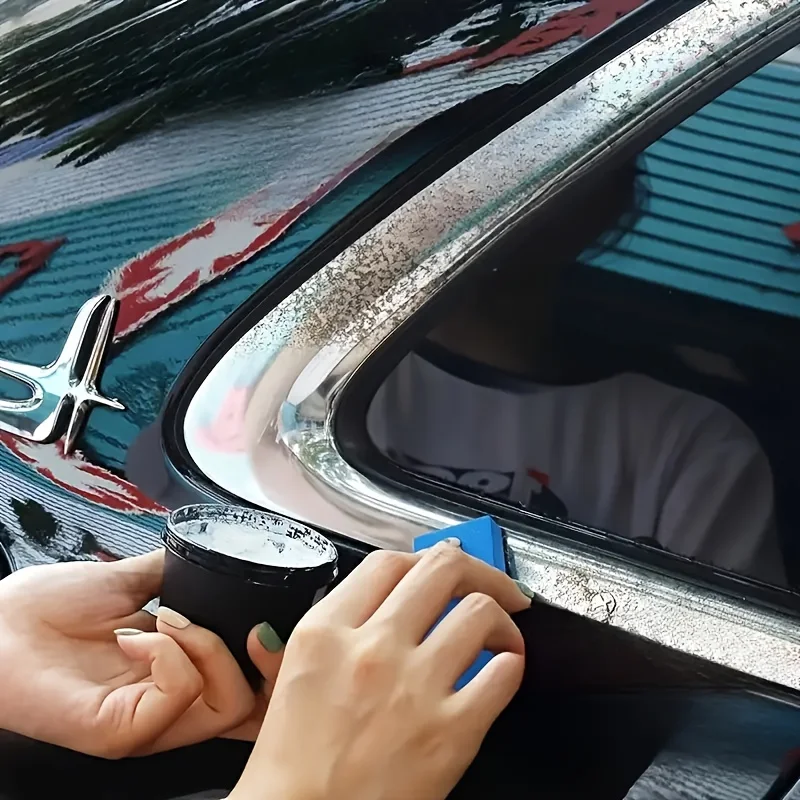 Car Chrome Refurbishment and Repair Paste - for Chrome Refurbishment and Maintenance of Car Door Handles, Windows, and Wheel Hubs - Polishing