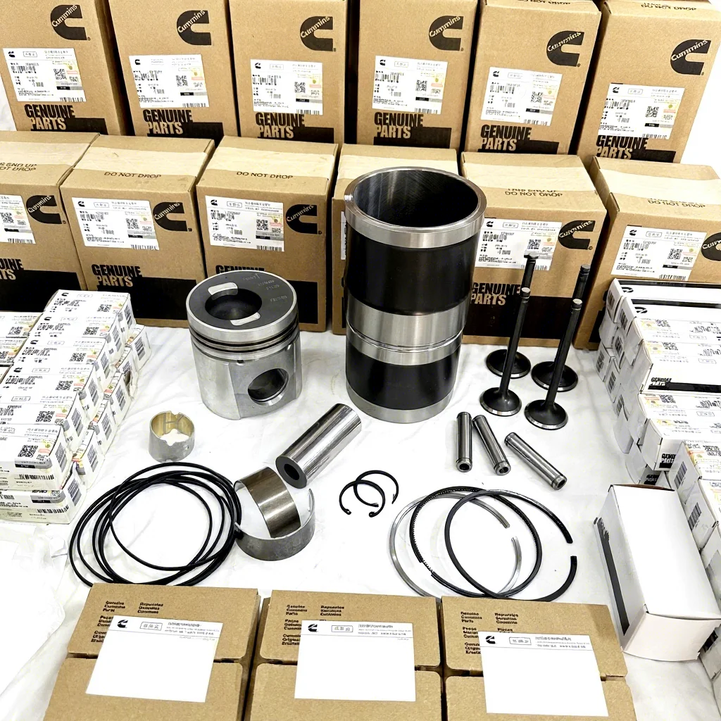 

Комплект гильз цилиндров и поршней для экскаваторов, двигатель Cummins 6CT 6CT8.3 QSC8.3 6D114, номера деталей 3948095, 3800323, 4944137