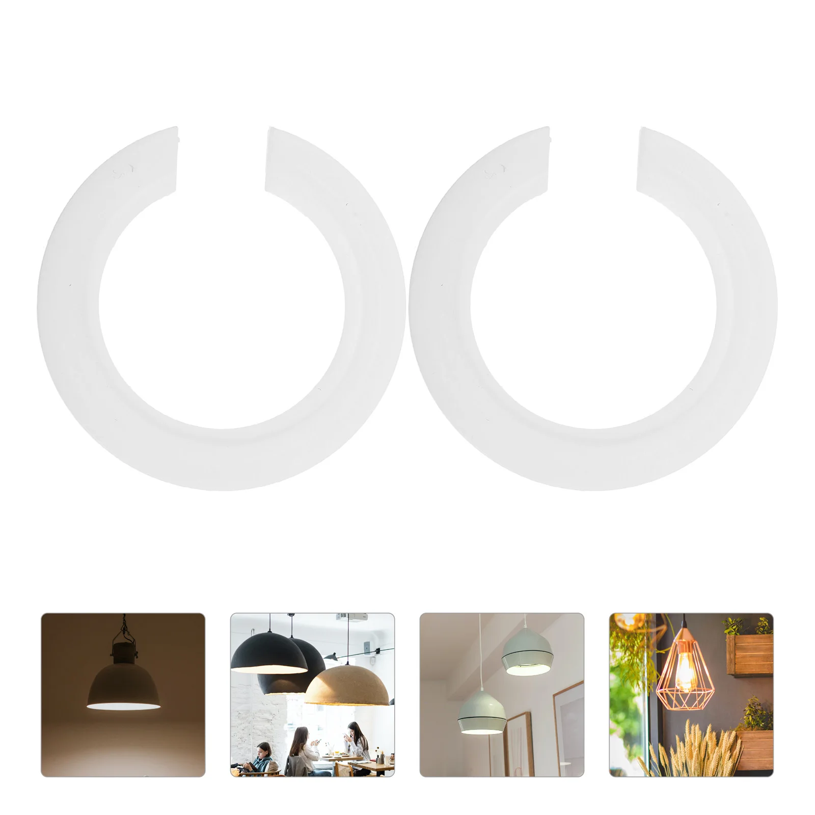 10pcs E27 To E14 Adapter Ring Plastic Light Socket Converter Compact Lamp Holder Reducer For Ceiling Lights Bulb Fixture