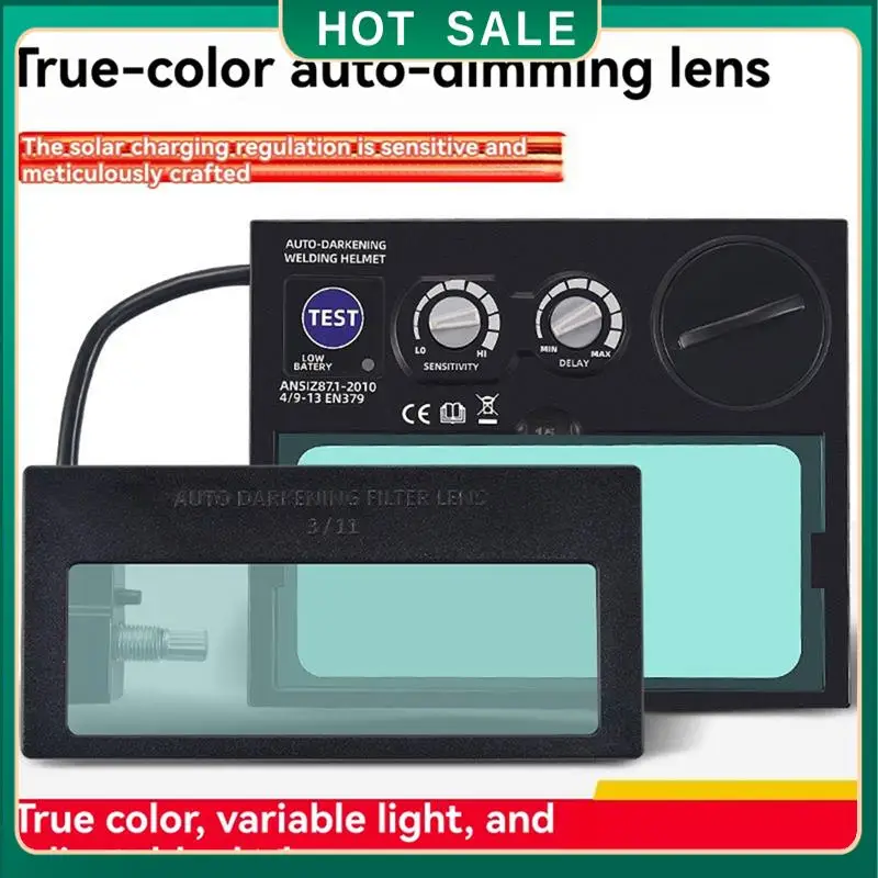 

My Home Solar Auto Darkening Welding Helmet With True Color Vision For Polish Mask, Welder Cap, Plasma Cutting