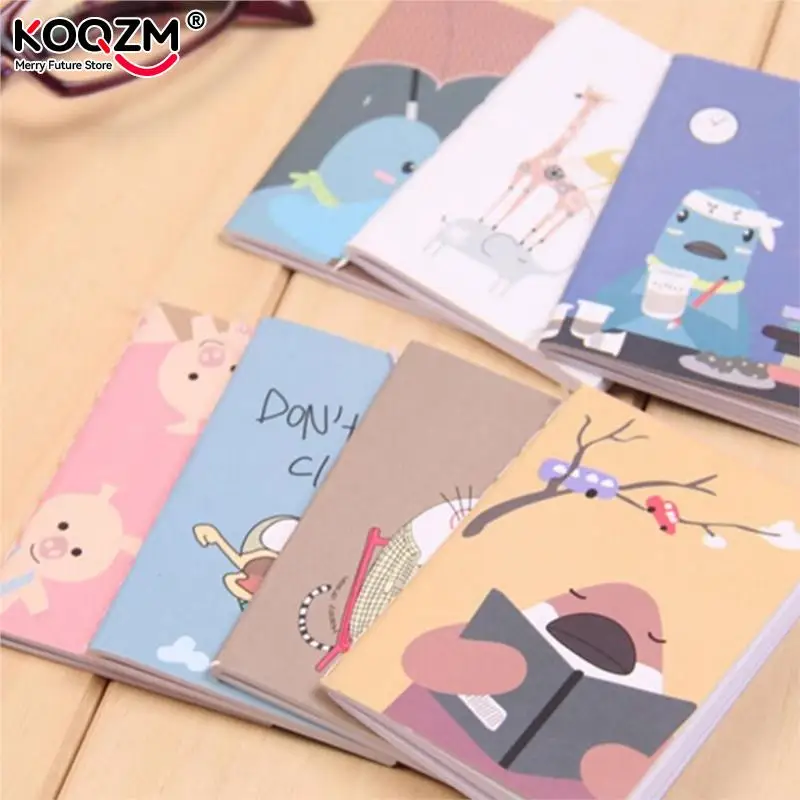 20pages/sheet Retro Notepad Book Korean Lovely Cartoon Image Notebook Vintage For Kids Stationery Height:8cm