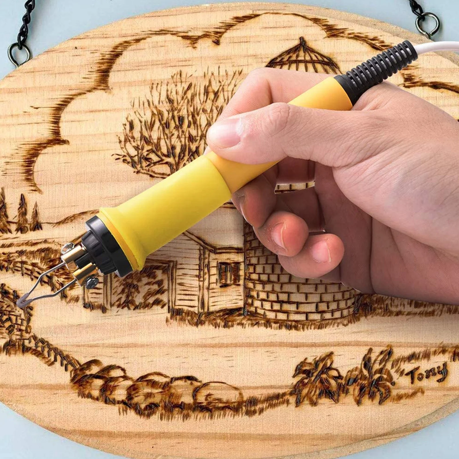 

23Pcs Pyrographic Tip Set Smooth Heating Wire Long-Lasting Iron Wire Tips for Crafting Tools Replacement Accessories Kit