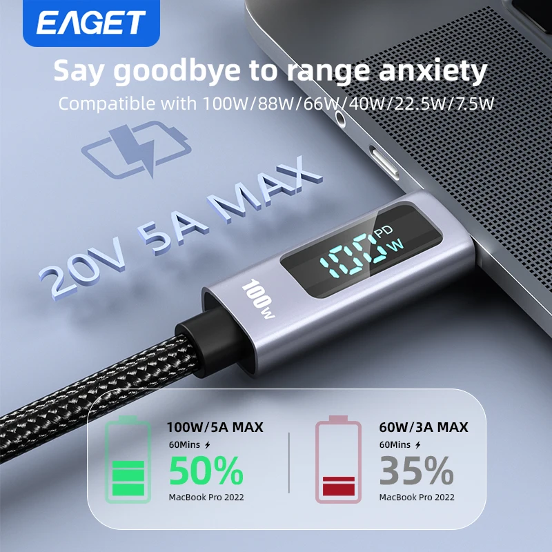 Eaget 100W Usb C To…