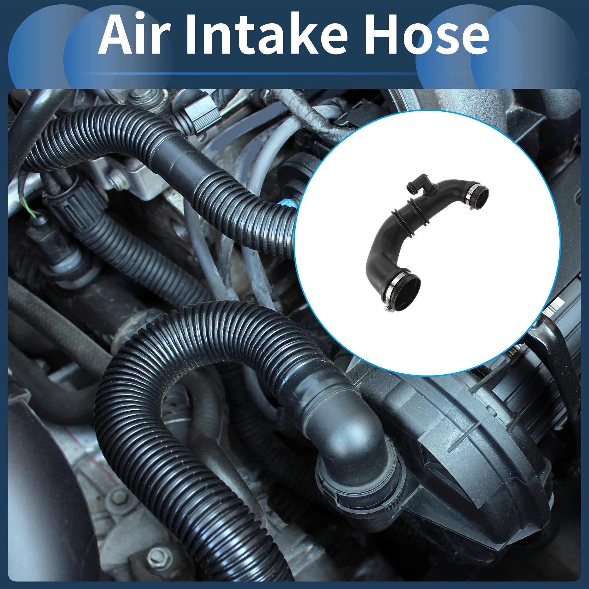 

Шланг воздухозаборника двигателя UXCELL для впускного шланга воздухоочистителя Renault Clio No 8200331958