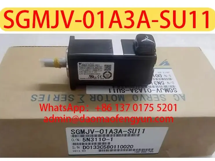 Original Genuine，SGMJV-01A3A-SU11 Brand New Servo Motor，SGMJV 01A3A SU11，Fast shipping
