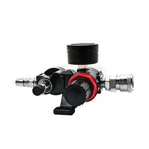 AFC2000 AFR2000 + AL2000 G1 / 4 hava kompresörü yağ ayırıcı ve havadan gelen su filtresi-bu, regülatörün basınçtaki valften çıkmasını önlemek için kullanılır 5 sıcak satış yüksek kalite vana basınç regülatörü-no. 3