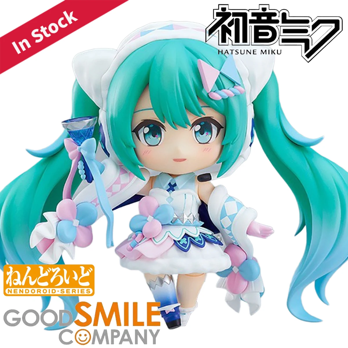 Oryginalne figurki/nakładki Nendoroid firmy Good Smile Company # Figurka akcji Hatsune Miku Magical Mirai 2020 Winter Festival z 1740 roku