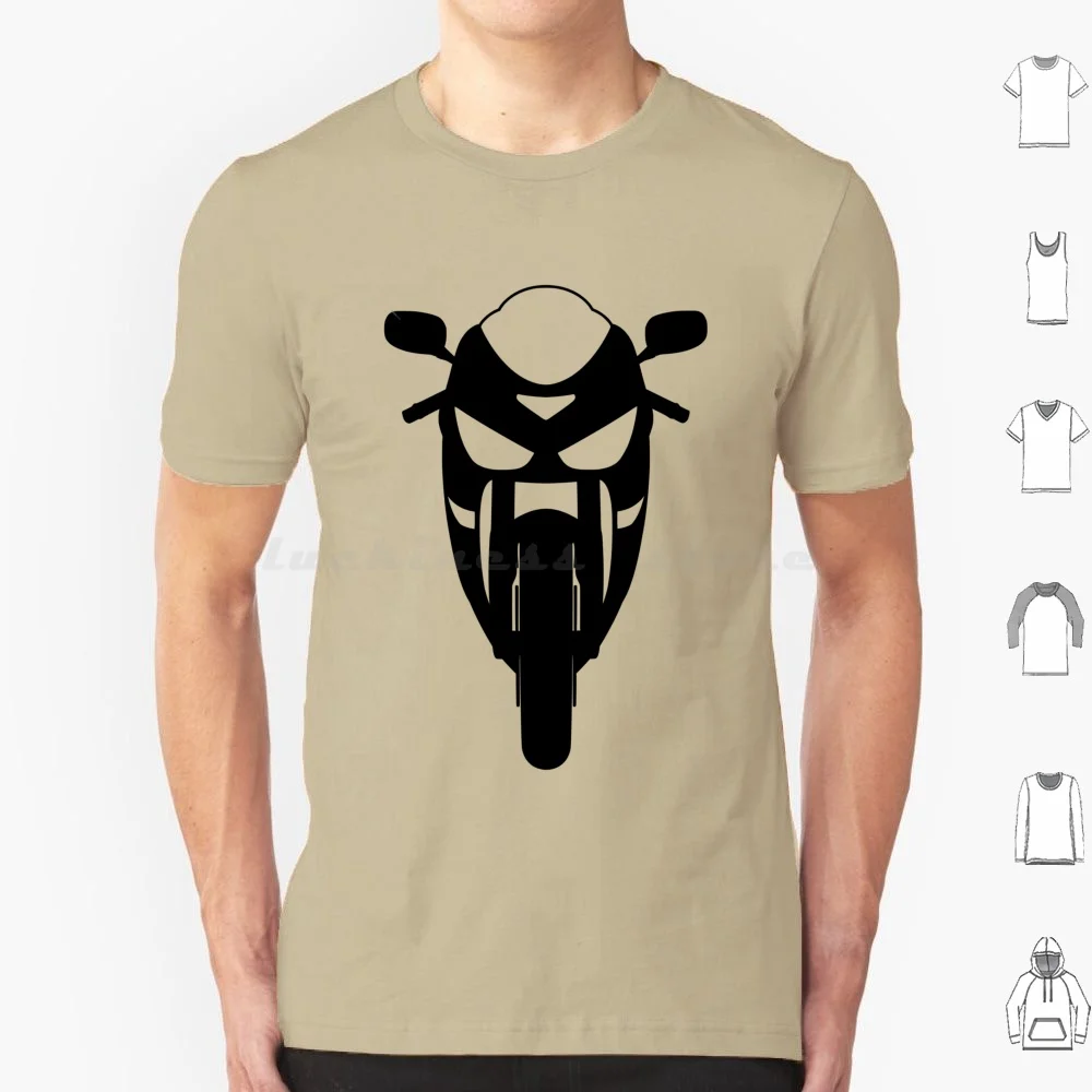 Zx6r Black Silhouette Front Best Design T Shirt 6xl Cotton Cool Tee Superbike Zx6r Respectforbikers Bikers Zx 10r Bike