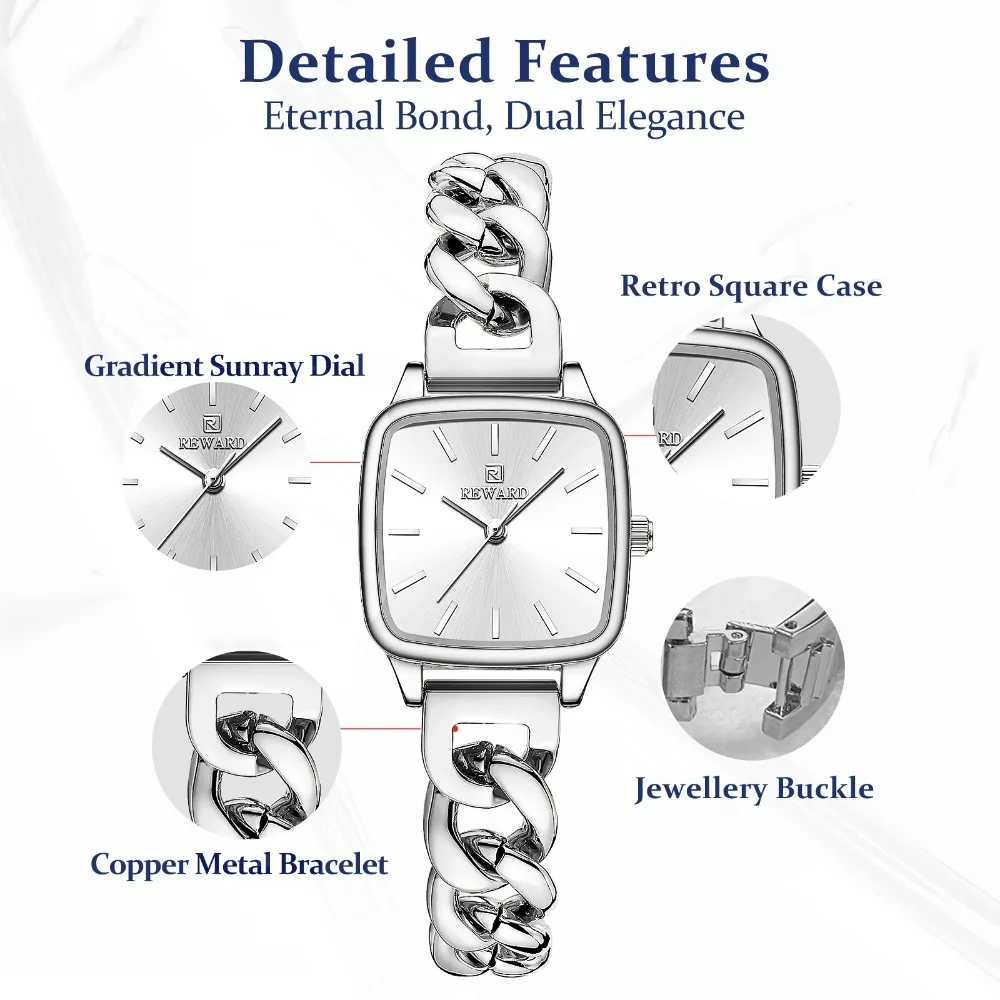 REWARD 211513L Women's Luxury Quartz Women's Watch Waterproof Watch Elegant Women's Clock Relojes Para Damas Relogio Feminino