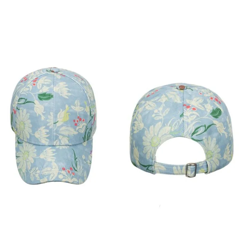2025 Four Seasons Cotton Print Casquette Baseball Cap Adjustable Outdoor Snapback Hats for Men and Women 215