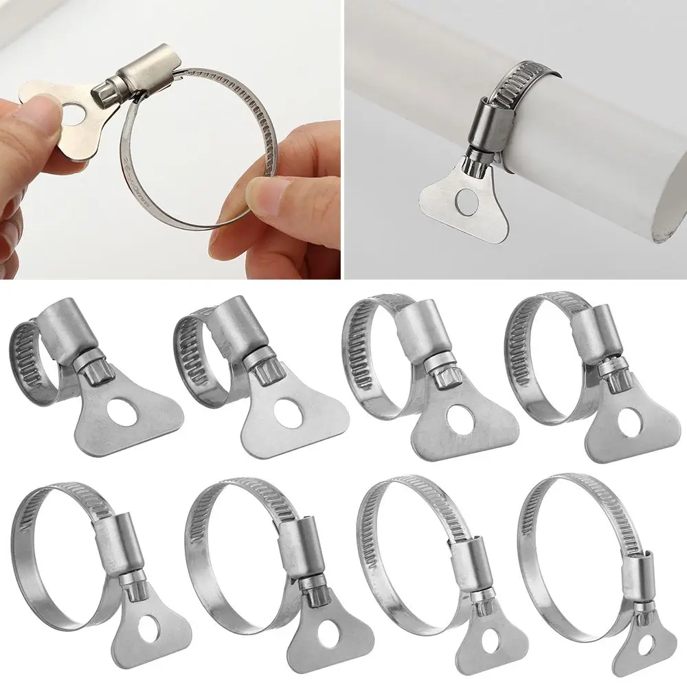 1Pcs Welding Useful Repair Tool Sealing Exhaust Handle Pipe Clip Stainless Steel Hose Clamps T Bolt