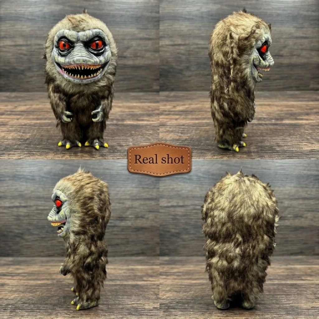 Critters Horror Monster Plush Doll - Scary Collectible Toy With Red Eyes Halloween Decoration & Unique Gift For Fans