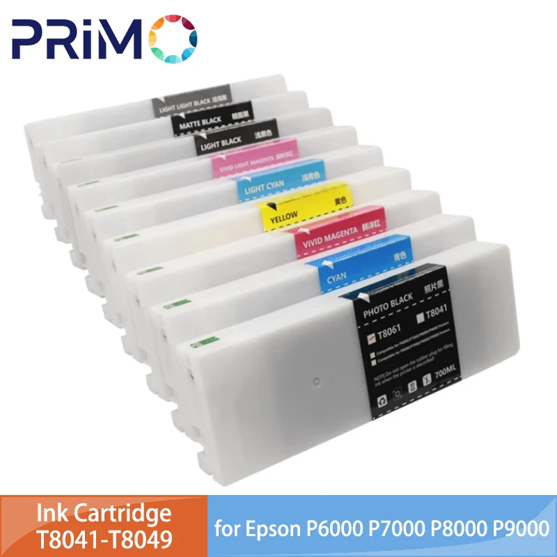 

Europe T8041-T8049 700ML 9Colors Ink Cartridge for Epson SureColor P6000 P7000 P8000 P9000