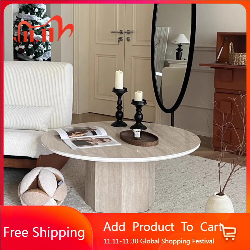 

Designer Minimalist Coffee Table Aesthetic Standing Space Saving Nordic Side Table Decoration Antique Couchtisch Salon Furniture