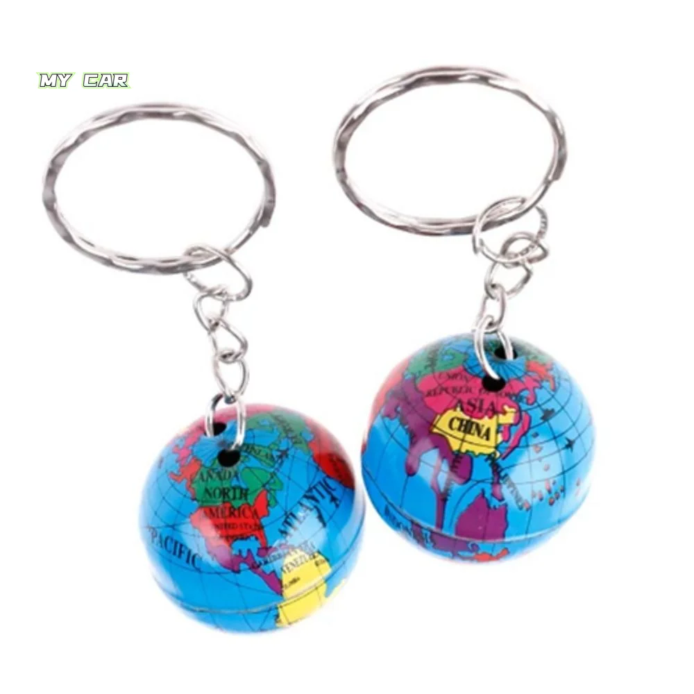 

Art Pendant Newest Globe Keychains Geography Mini Earth World Key Pendant Handmade Planet Earth Planet Keyring Men