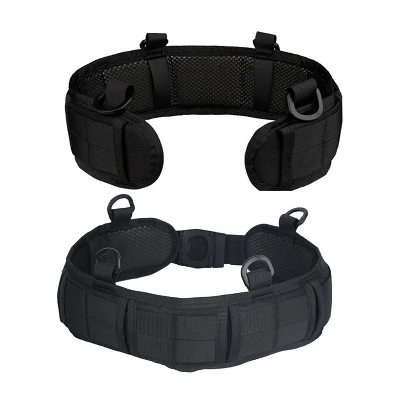 A Tactical Nylon Waist Strap, Compatible with a Belt, Suitable for Outdoor Training and Sports.