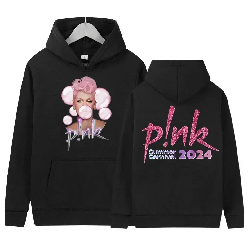 

Women and Men's Tour Hoodie, Pink Singer Summer Carnival, Aesthetic Pullover, Retro Hoodie, Hip Hop, 2022