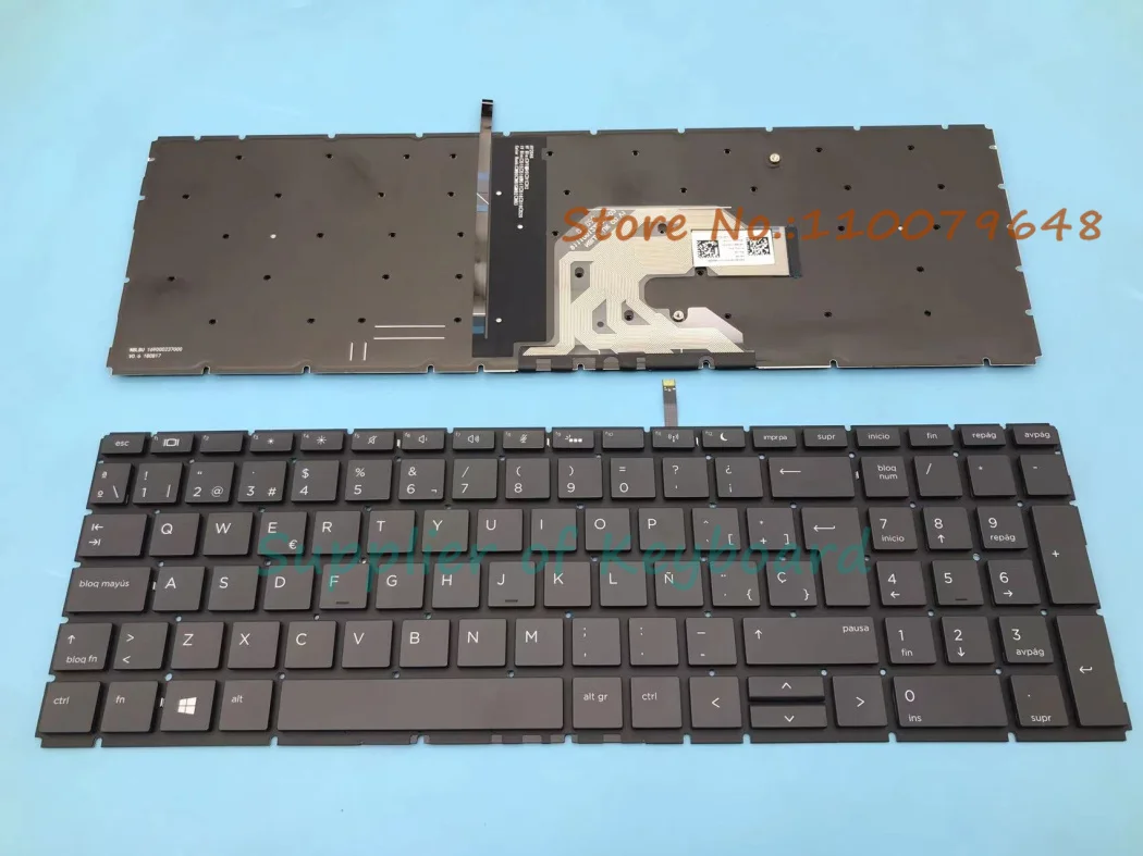 NEW English/UK/French/Latin Spanish Keyboard For HP Probook 450 G6,455 G6,450R G6,455R G7,450 G7,455 G7