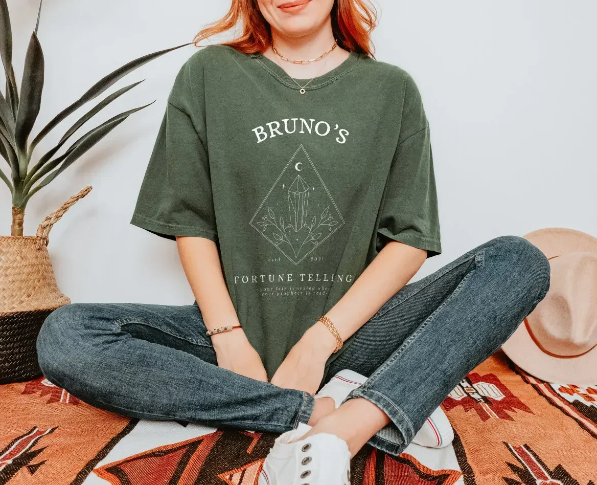 Bruno'S Fortune Telling  Garment Dyed T Shirt