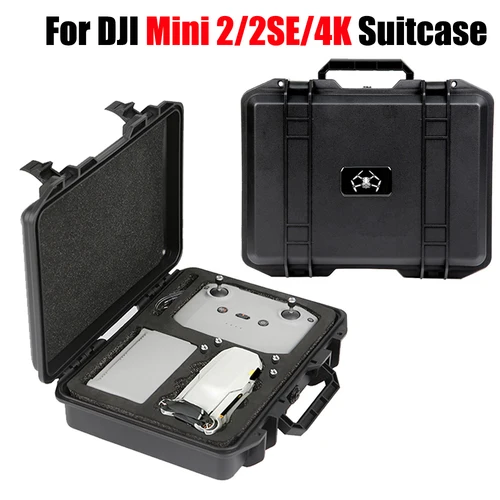 Estuche de transporte a prueba de explosiones, funda protectora para maleta, bolso para DJI Mini 2/2 SE/4K Pro, bolsa para Dron, accesorios para batería remota