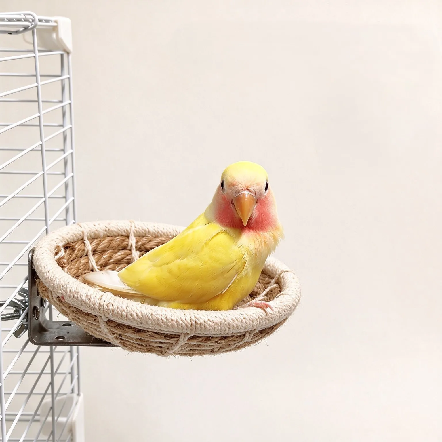 Parrot nest, bird nest, budgerigar sleeping, peony cockatiel on perch, small bird handmade woven nest, warming toys and supplies