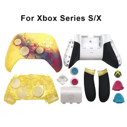 Housing Shell Faceplate Case for XBox Series X S Controller Battery Cover Side Rails Dpad LT RT Button Grips Limited Edition