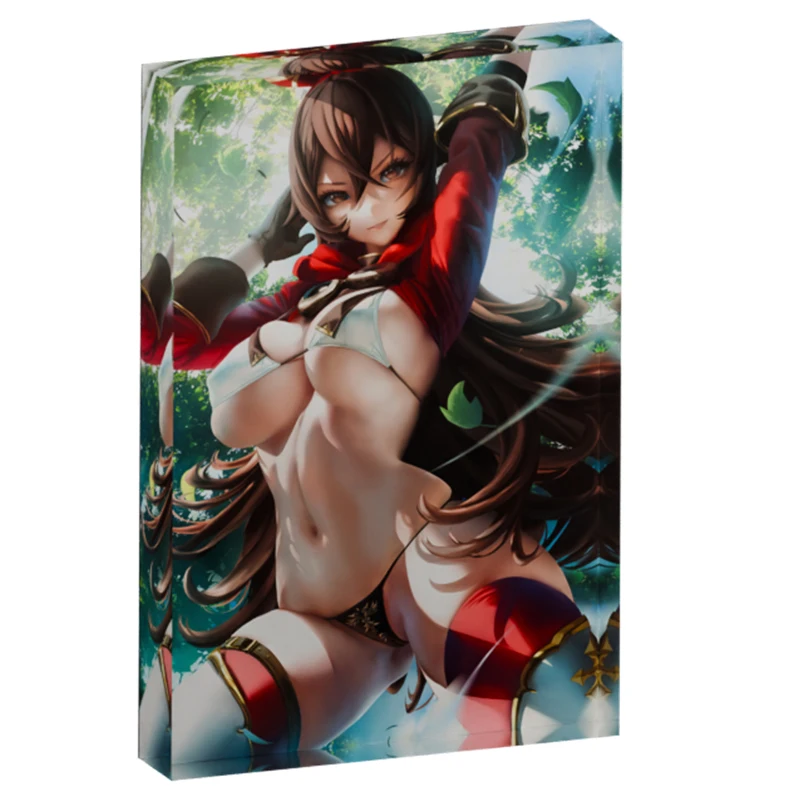 

Resident Evil Village Dimitrescu Daughters Acrylic Block, RE8 Gaming Collectible Desk Decor, Gothic Fan Art, Gamer Gift