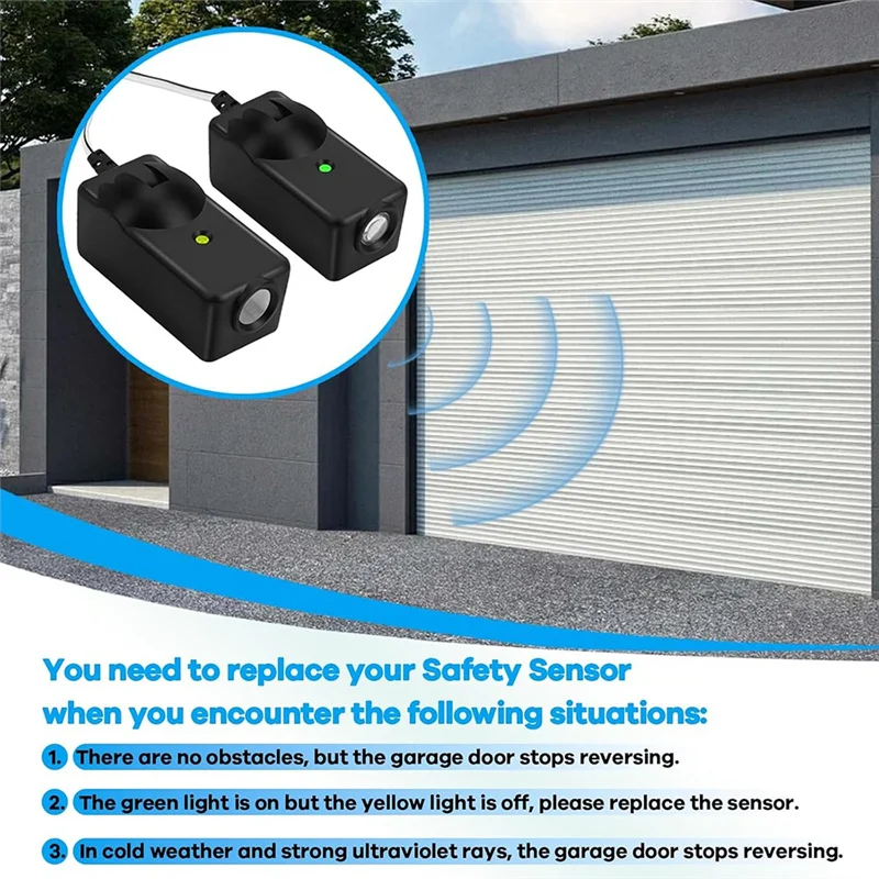 41A5034 โรงรถ Safetysensor Kit,โรงรถประตู Openers,เซ็นเซอร์ประตูโรงรถ, เปลี่ยน G801CB-P 801CB 041-0136-AB52