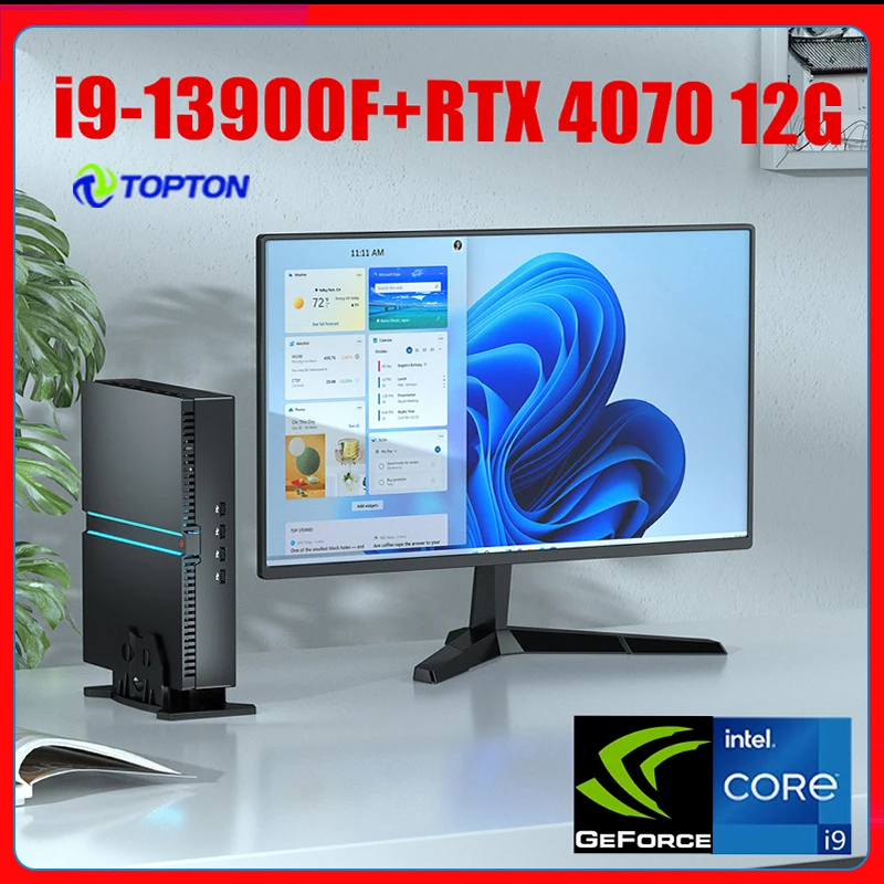 Intel Desktop PC z procesorem 13. generacji i kartą graficzną RTX 4070 – idealny wybór dla graczy i twórców zawartości