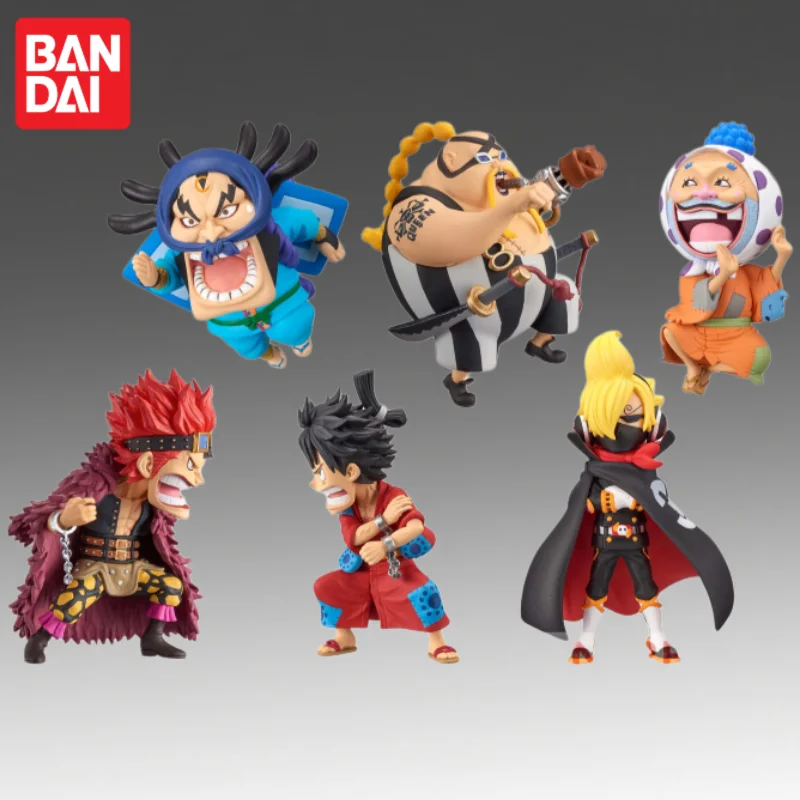 

In Stock Bandai Original Banpresto Wcf One Piece Luffy Sanji Action Figure Model Doll Brand New Boxed Anime Characters Toys