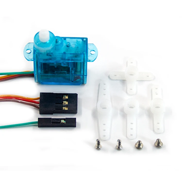 

Feetech RC Servo FS0403 6 В 0,7 кг Мини-ШИМ Пластиковая шестерня Металлическая щетка Аналоговый сервопривод для робота-манипулятора Модель автомобиля Развивающая команда