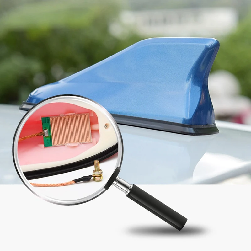 

Car Universal Roof Radio Shark Fin Antenna Auto Waterproof FM/AM Signal Receiver Aerials Car-Styling Exterior Decoration Parts