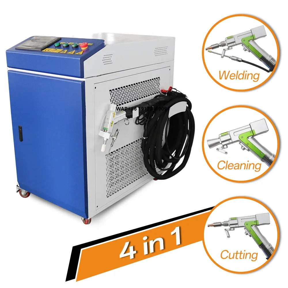 Soldadura Handheld Four-in-One Welding Machine 1000W-2000W Power Range Water Cooling System