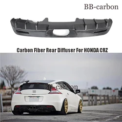 For HONDA CRZ Rear Bumper Diffuser Lip Quality Real Carbon Fiber Decorate / FRP Car Body Kit