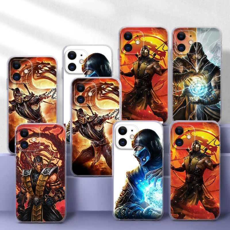 62VTY scorpion mortal kombat Soft Case for Moto G4 Plus G41 G5 Plus G50 G51 G5S G6 Play G60 G7 Power G71 G5 G9